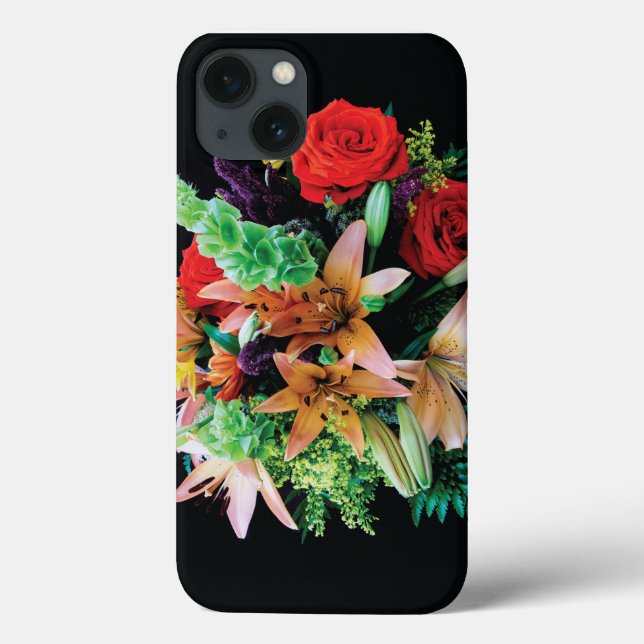 Coques Case-Mate iPhone Belles Fleurs Jeter Oreiller (Verso)