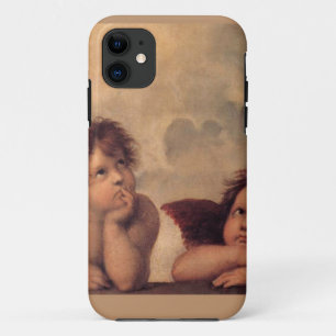 Coque iPhone 11 bénédiction vintage de peinture de Raphael de foi
