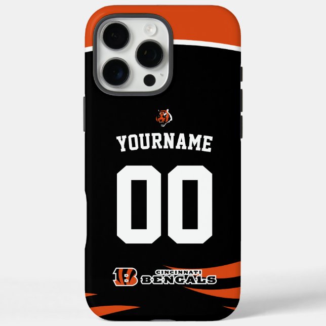 Coques Case-Mate iPhone Bengale Personnalisé Jersey Football Américain (Verso)