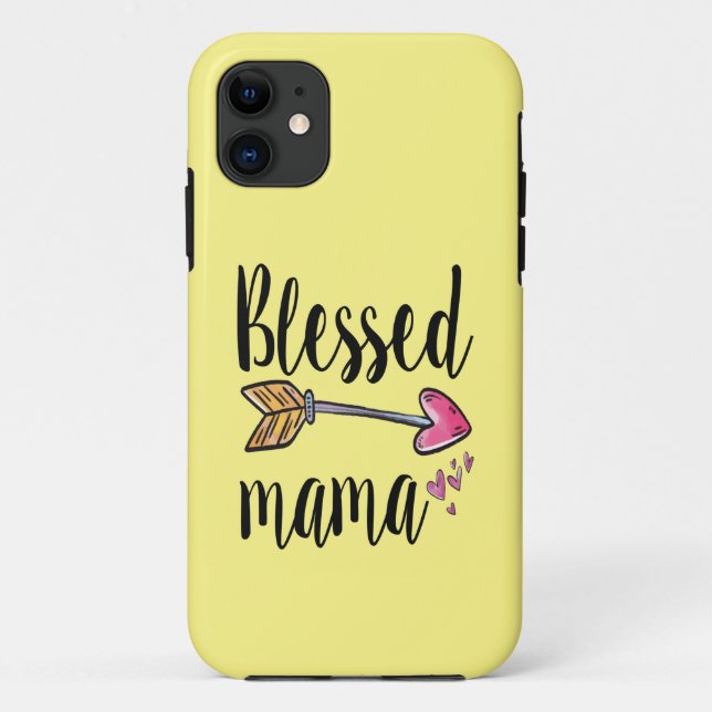 Coques Case-Mate iPhone Béni Mama Jaune (Dos)