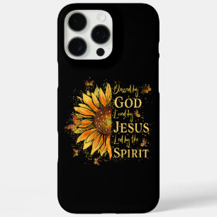 Coques iPhone 16 Pro Max Béni Par Dieu - Aimé Par Jésus, Tournesol