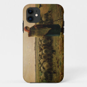 Coque Case-Mate Pour iPhone Bergère avec son troupeau, 1863
