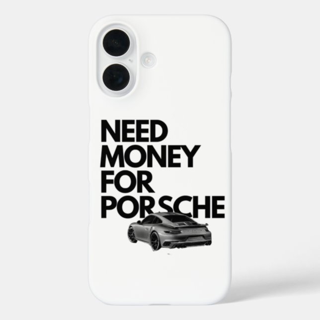 Coques Case-Mate iPhone Besoin d'argent pour Porsche Téléphone Case - Amou (Verso)