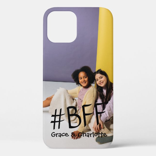 Coques Case-Mate iPhone Besoins photos personnalisés Meilleurs amis #BFF (Verso)