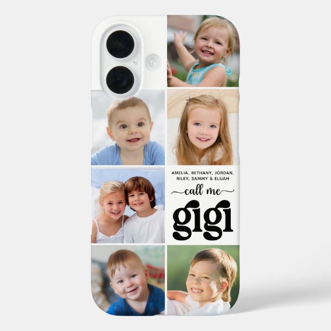 Coques Case-Mate iPhone BEST DAD EVER 6 Collage photo (Verso)