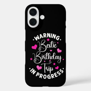 Coque Pour iPhone 16 Bestie Anniversaire Voyage En Progrès Amis Coeur