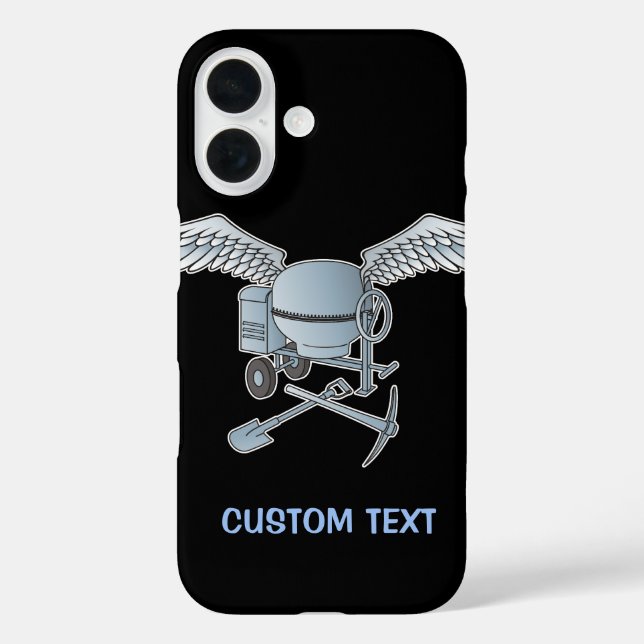 Coques Case-Mate iPhone Béton bleu-gris (Verso)