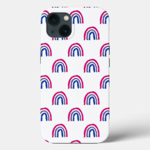 Case-Mate iPhone Case Bi Bisexual Pride Crayon Peint Arc-en-ciel