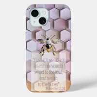 Bible à la mode Mauve Rose Orange Nid d'abeille Or