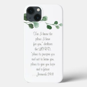 Case-Mate iPhone Case Bible personnalisée Verse Floral Shabby Chic Tél