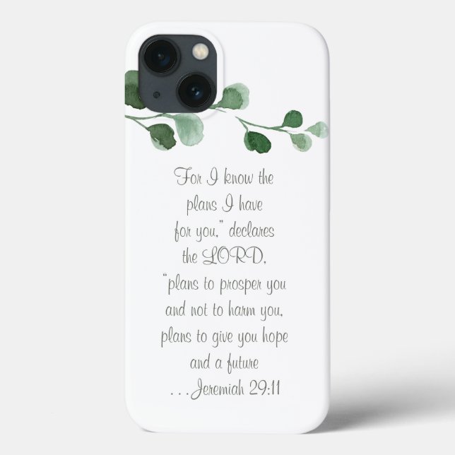 Coques Case-Mate iPhone Bible personnalisée Verse Floral Shabby Chic Télép (Verso)