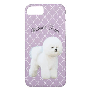 Coques Pour iPhone Bichon Frise a illustré le cas de téléphone