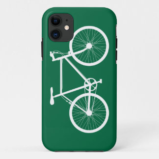 Coques Pour iPhone Bicyclette verte et blanche