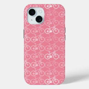 Coque Pour iPhone 15 bicyclettes ROSE