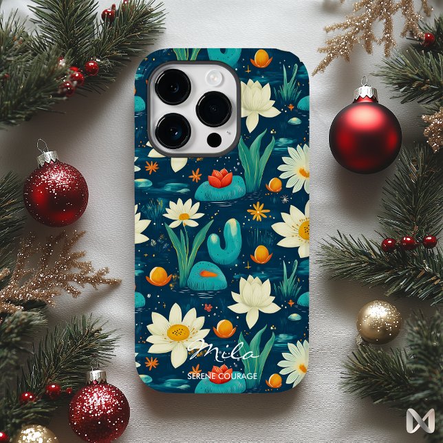 Coques Case-Mate iPhone Bien-être Jardin aquatique paisible Lotus & Lily P (Créateur téléchargé)