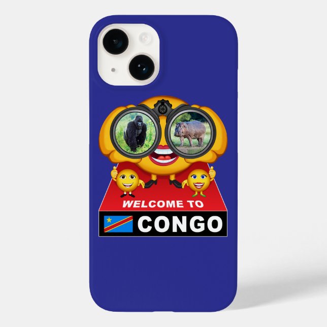 Coques Case-Mate iPhone Bienvenue au Congo (Verso)