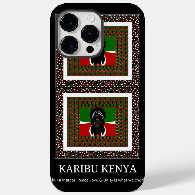 Coques Case-Mate iPhone Bienvenue Au Kenya Hakuna Matata (Verso)