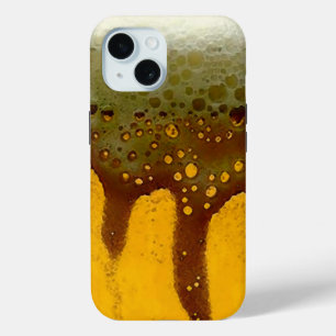 Coque Pour iPhone 15 Bière mousse