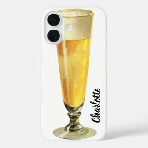 Coque Pour iPhone 16 Bière vintage Grasse Frosty, Boisson À Alcool