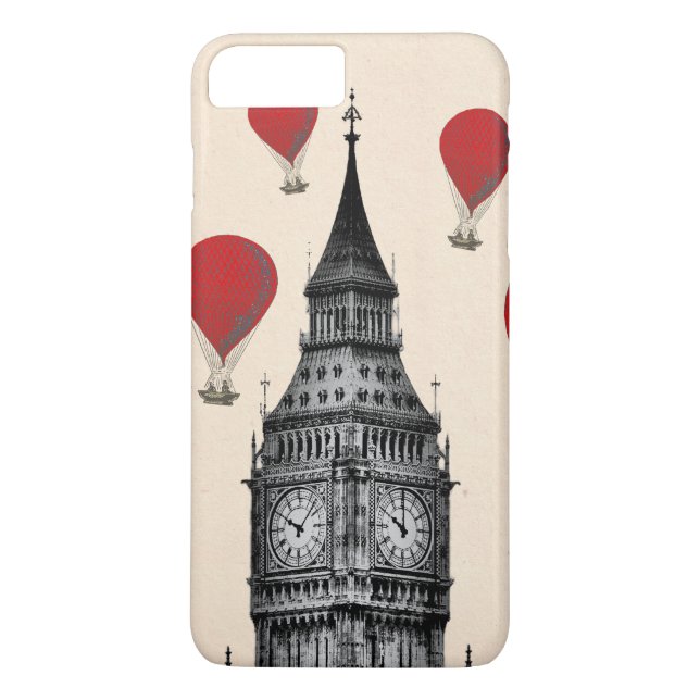Coques Case-Mate iPhone Big Ben et Red Hot Air Balloons 2 (Dos)