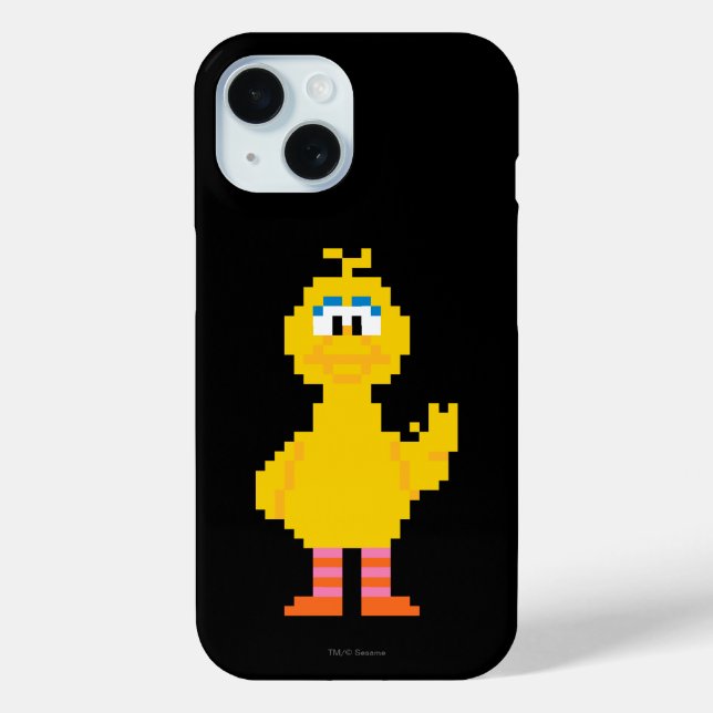 Coques Case-Mate iPhone Big Bird Pixel Art (Verso)