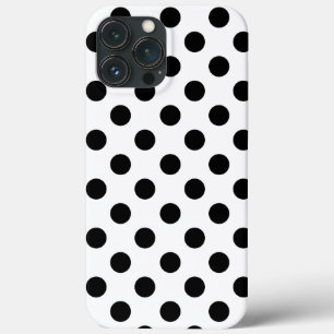 Etui iPhone Case-Mate Big Black Polka Dots
