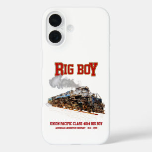 Coque Pour iPhone 16 Big Boy Train à vapeur Vintage Locomotive américai