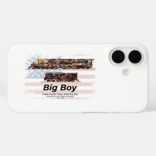 Coque Pour iPhone 16 Big Boy Train à vapeur Vintage Locomotive américai