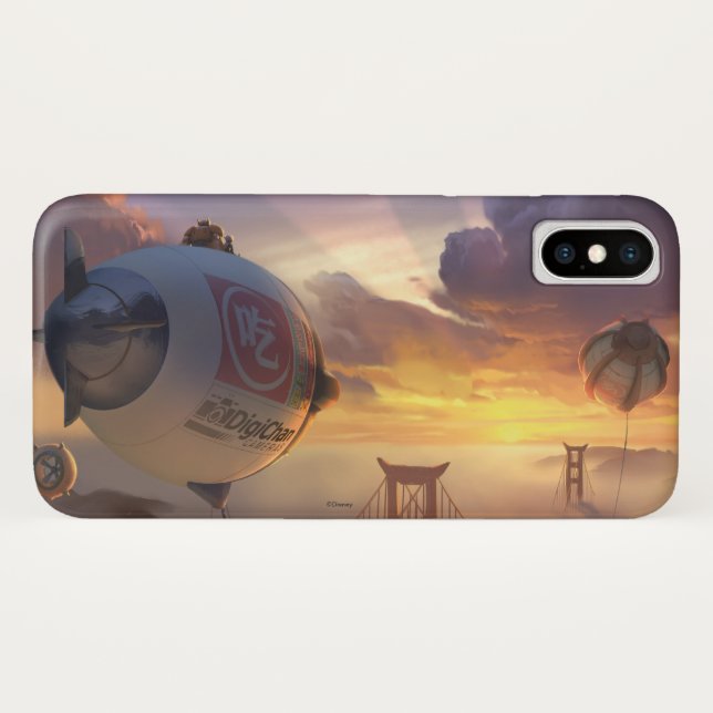 Coques Case-Mate iPhone Big Hero Space Ship and Bridge (Dos (Horizontal))