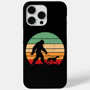 Coque iPhone 15 Pro Max Bigfoot Marchant Chien Pointer Allemand à Poil Cou