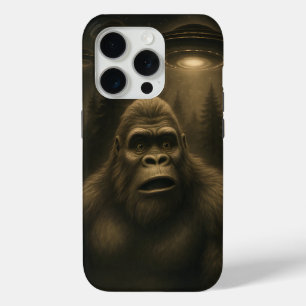 Coque iPhone 15 Pro Bigfoot Sasquatch Alien UFO Funny