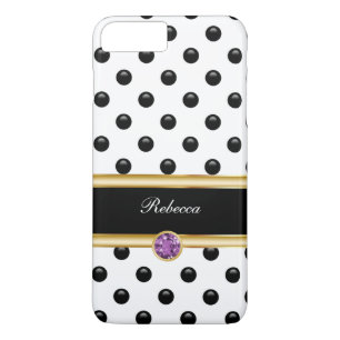 Coque iPhone 7 Plus Bijou étincelant chic de fausse pierre