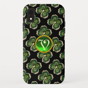Coque Case-Mate Pour iPhone Bijou Shamrock Gold Saint Patrick avec perles