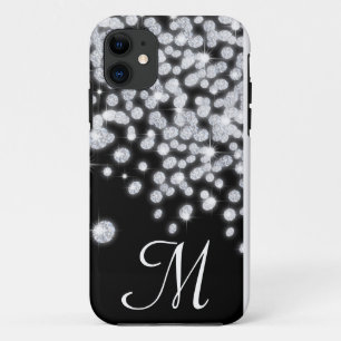 Coques Pour iPhone Bijoux en diamant Bijoux Glit Monogramme IPHONE 5 