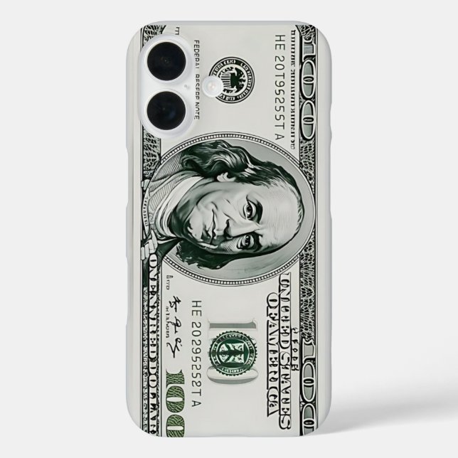 Coques Case-Mate iPhone Billet de 100 $ US (Verso)