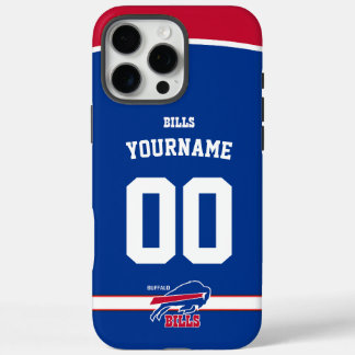 Coques iPhone 16 Pro Max Bills personnalisés Jersey Football Américain