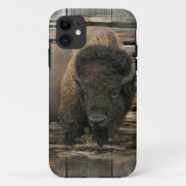 Coques Case-Mate iPhone Bison de bois (Dos)