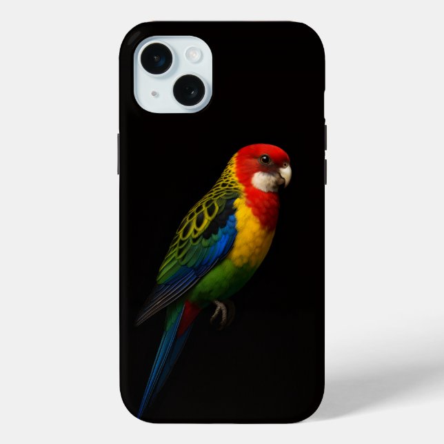 Coques Case-Mate iPhone Black 4 Luxe, Eastern Rosella Parrot (Verso)