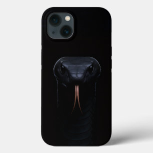 Case-Mate iPhone Case Black 4 Luxe iPhone 13 Coque, Black Mamba Elegance