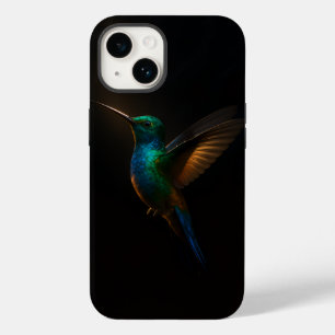 Coque Pour iPhone 14 Black 4 Luxe iPhone 14 Coque-Mate, Flying Bird