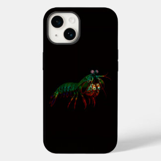 Coque Pour iPhone 14 Black 4 Luxe iPhone 14 Mate, Mantis Shrimp