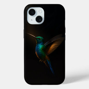 Coque Pour iPhone 15 Black 4 Luxe iPhone 15 Coque-Mate, Flying Bird