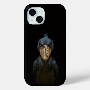 Coque Pour iPhone 15 Black 4 Luxe iPhone 15 Mate, Oiseau Bec-en-Sabot