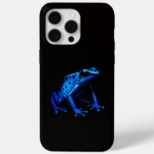 Coque iPhone 15 Pro Max Black 4 Luxe iPhone 15 Pro Max, Blue Frog