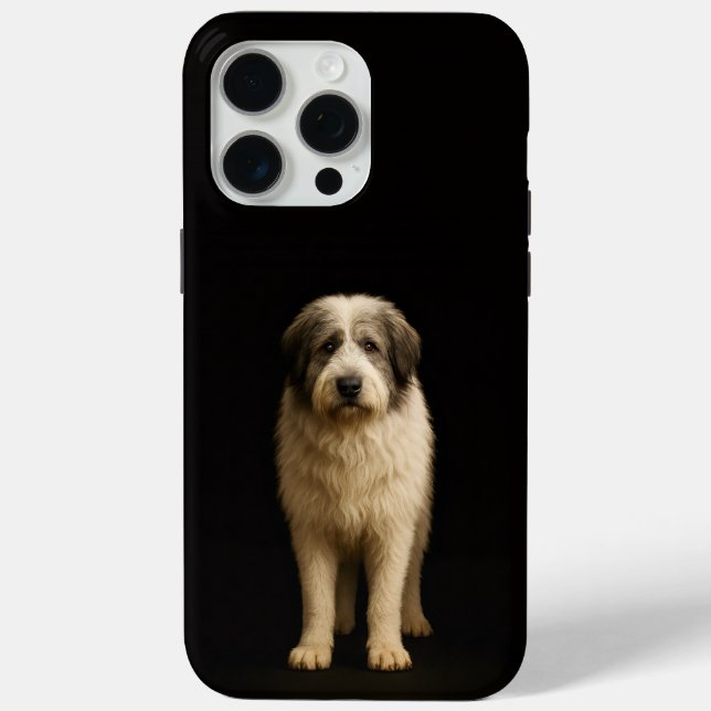 Coques Case-Mate iPhone Black 4 Luxe iPhone 15 Pro Max, Mioritic Shepherd (Verso)