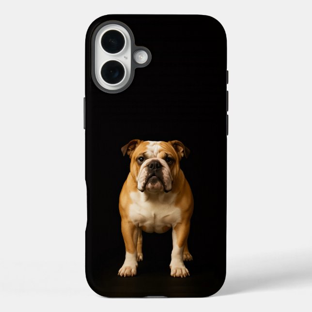 Coques Case-Mate iPhone Black 4 Luxe iPhone 16 Plus, Stamina Bulldog (Verso)