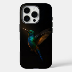 Coques iPhone 16 Pro Black 4 Luxe iPhone 16 Pro Coque-Mate, Flying Bird