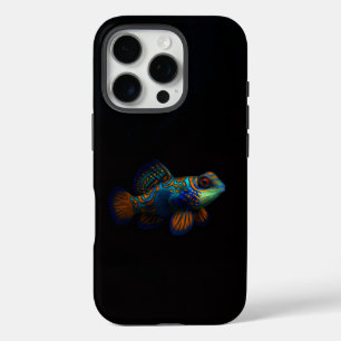 Coques iPhone 16 Pro Black 4 Luxe iPhone 16 Pro, Dragonet Mandarin
