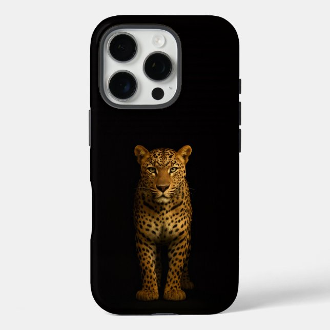 Coques Case-Mate iPhone Black 4 Luxe iPhone 16 Pro, Majestic Leopard (Verso)