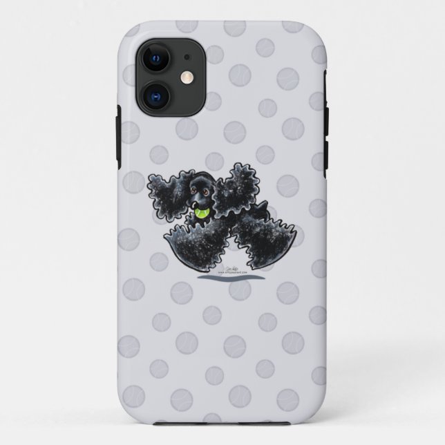 Coques Case-Mate iPhone Black Cocker Spaniel Play (Dos)